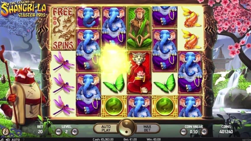 Nudge-funktionen i The Legend of Shangri-La er en ekstrafunktion i NetEnts nye online spilleautomat
