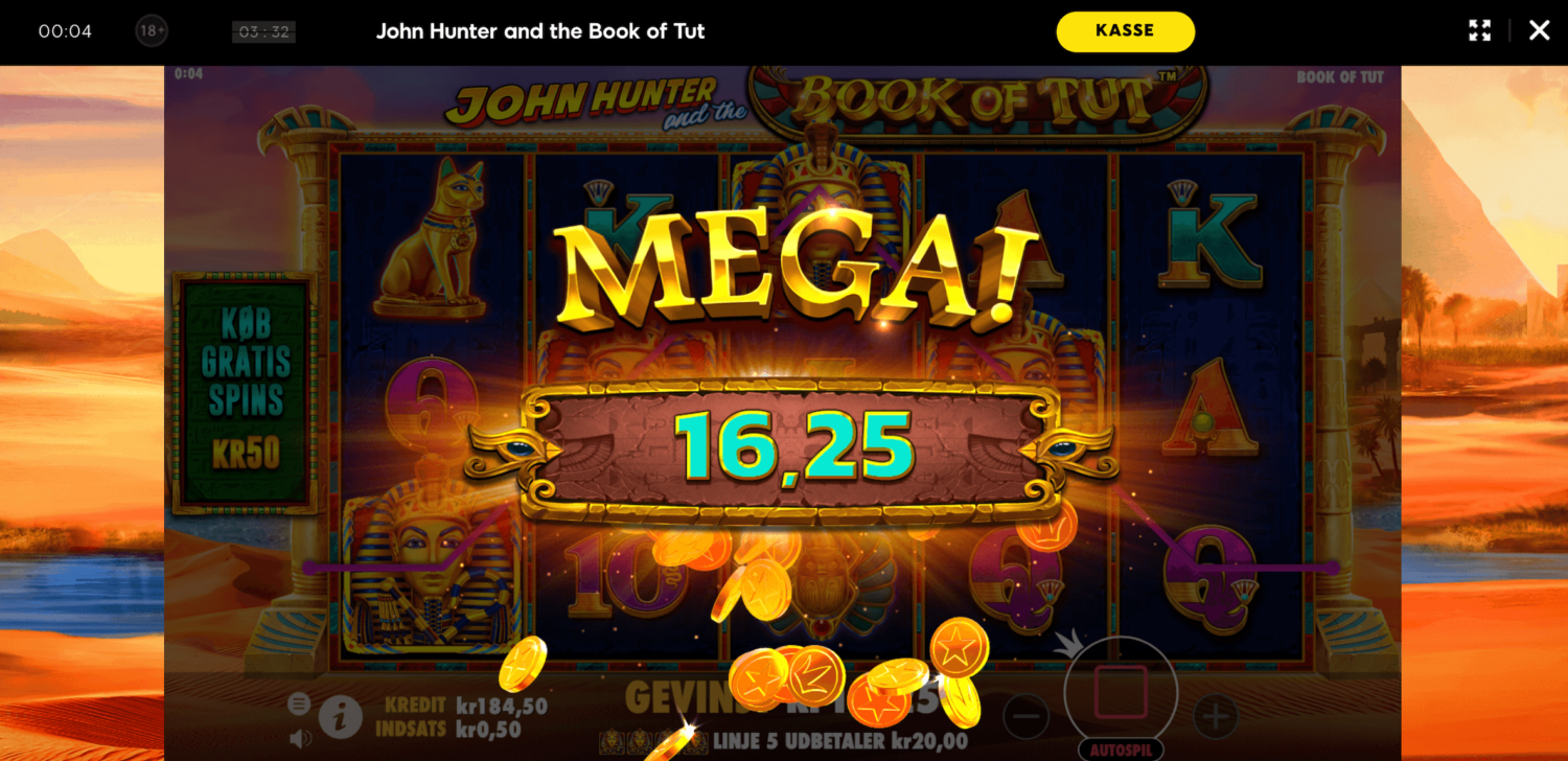 Book of Tut slot maskine